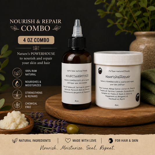 Nourish & Repair Butter and Oil Combo