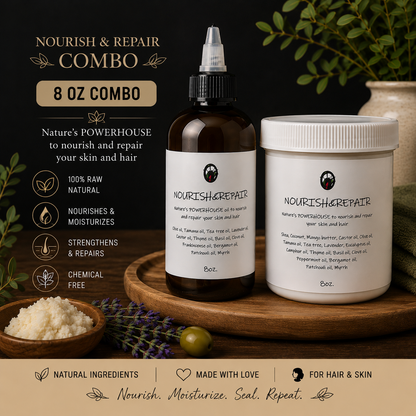 Nourish & Repair Butter and Oil Combo