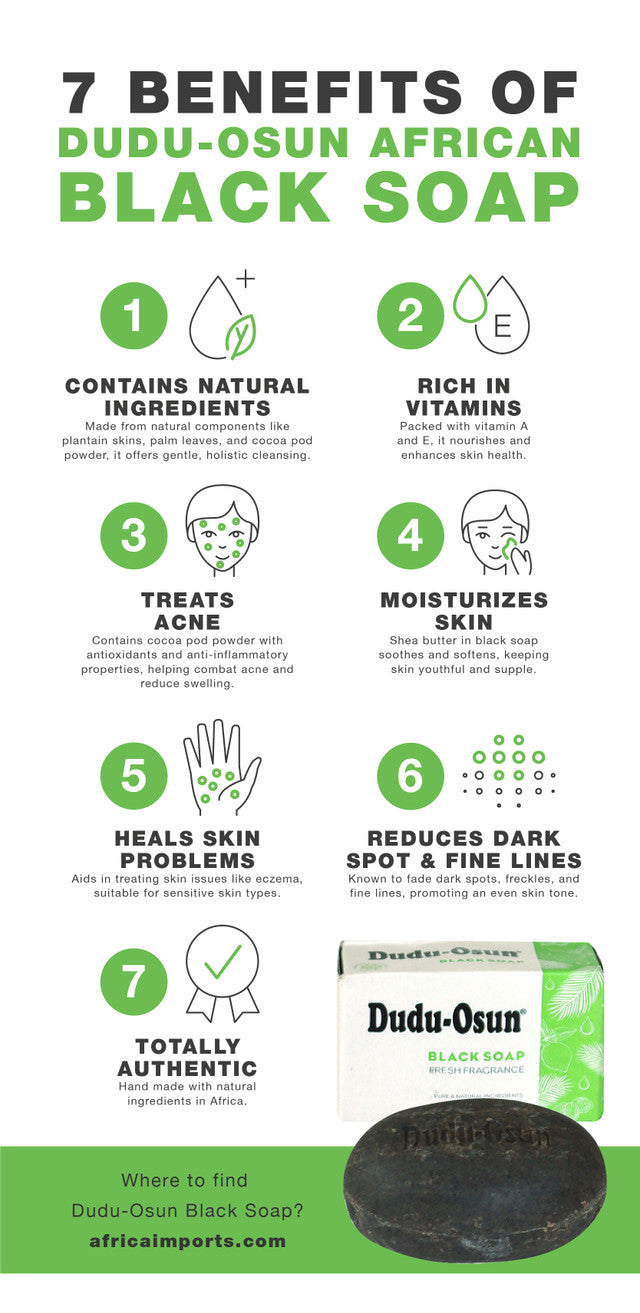 Dudu-Osun Black Soap - 5.25oz.