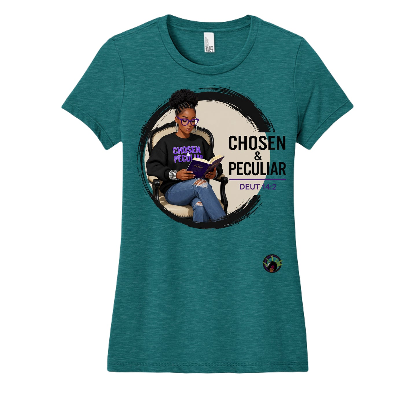 Heathered Teal - DM130L - FRONT