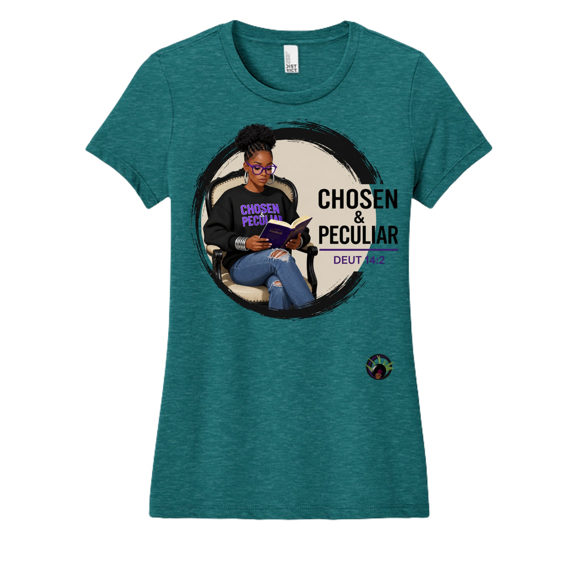 Heathered Teal - DM130L - FRONT